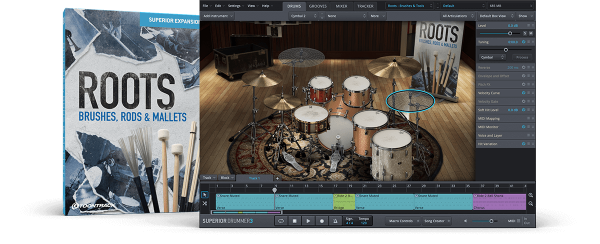 ToonTrack ROOTS SDX BRUSHES RODS MALLETS